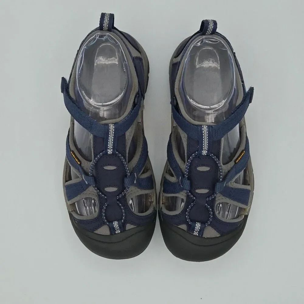 Keen Venice Waterproof Sandals H2 Navy/Grey Youth Size 4 1019219